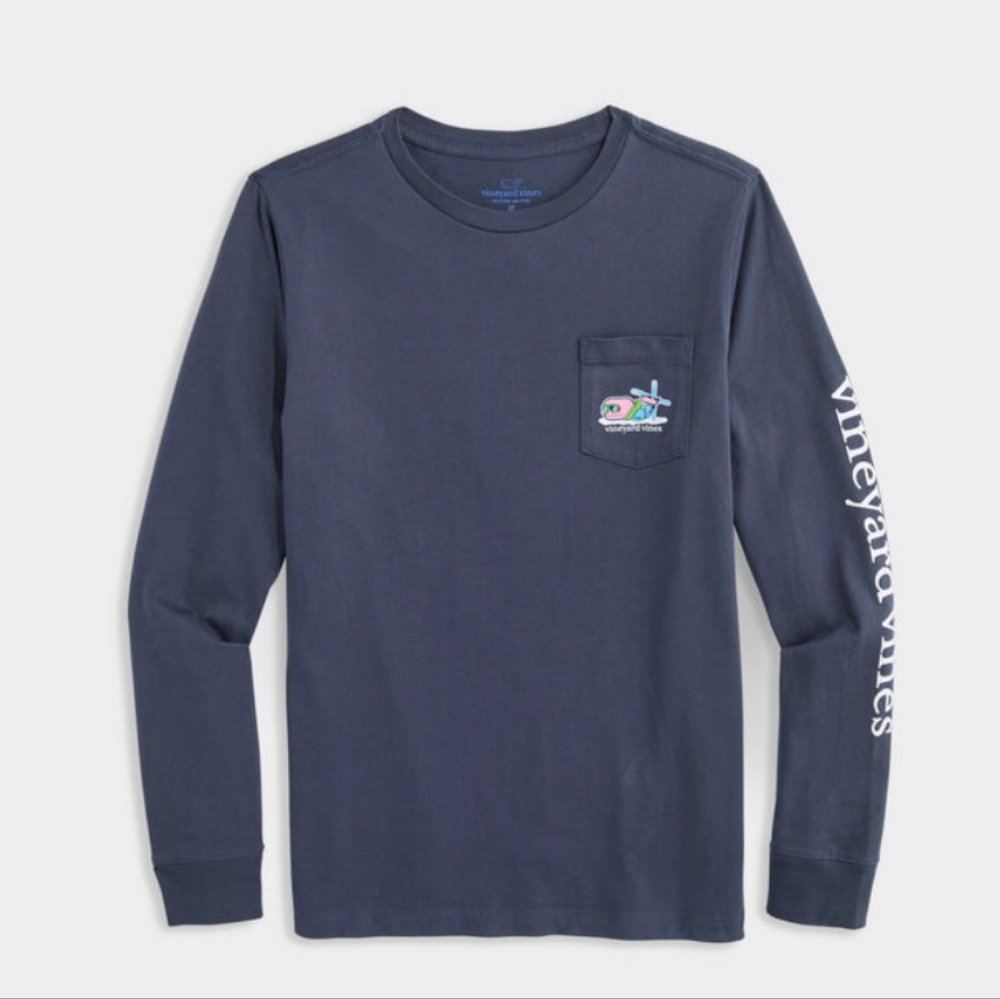 Vineyard Vines boys long sleeve ski tee